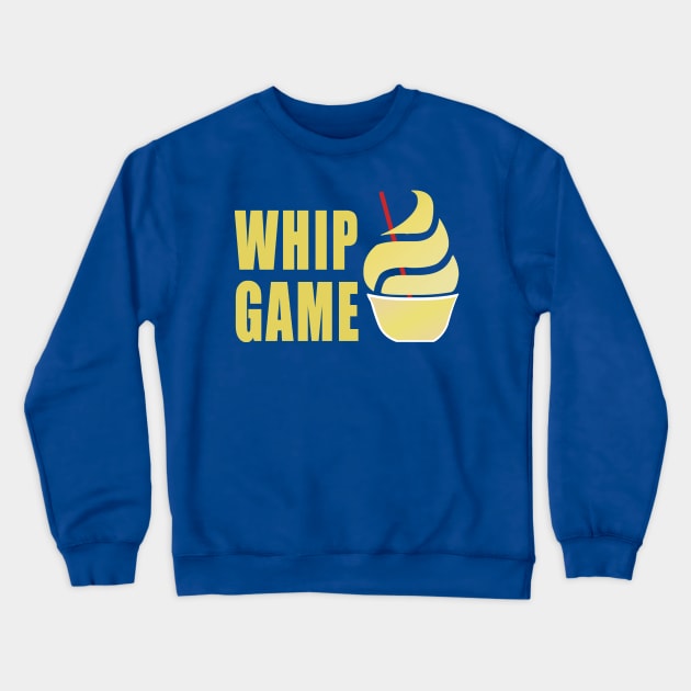 Whip Game Crewneck Sweatshirt by Space Mountaineering Supply Co